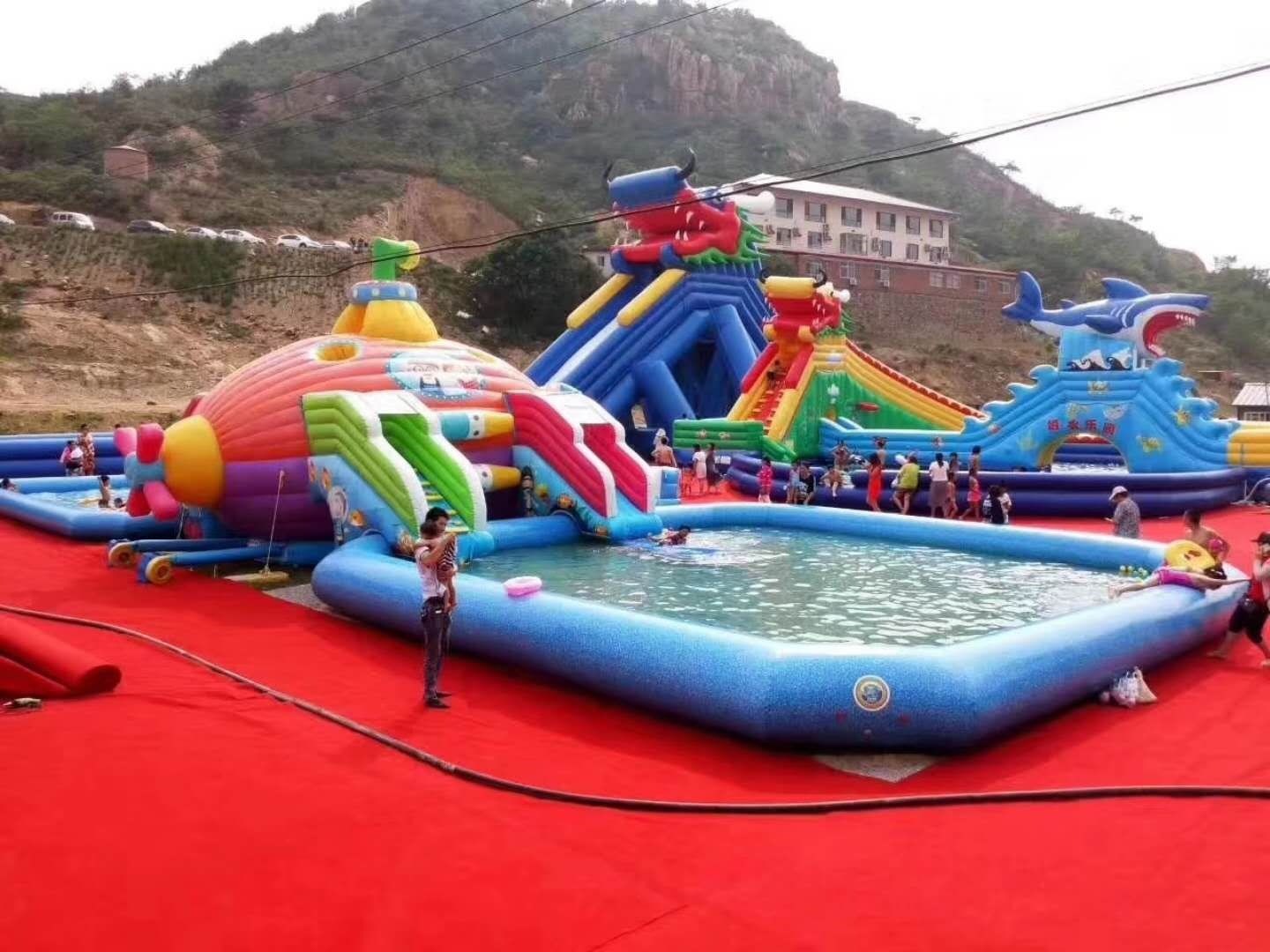 苏州深海潜艇儿童乐园充气游泳池